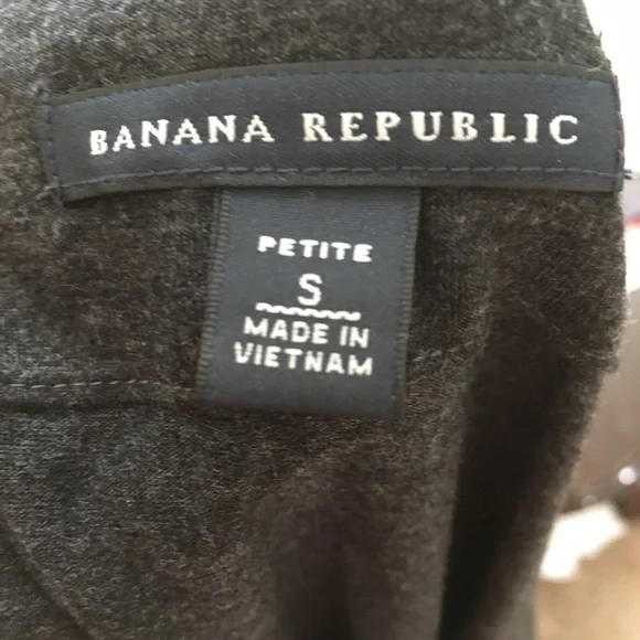 Banana Republic s gathered scoopneck quarter sleeve so soft mini dress - Picture 7 of 8